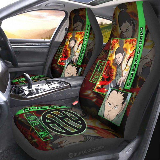 Nara Shikamaru Car Seat Covers Custom Anime Car Accessories - Gearcarcover - 2