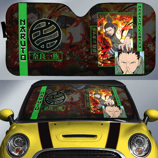Nara Shikamaru Car Sunshade Custom Anime Car Accessories - Gearcarcover - 1