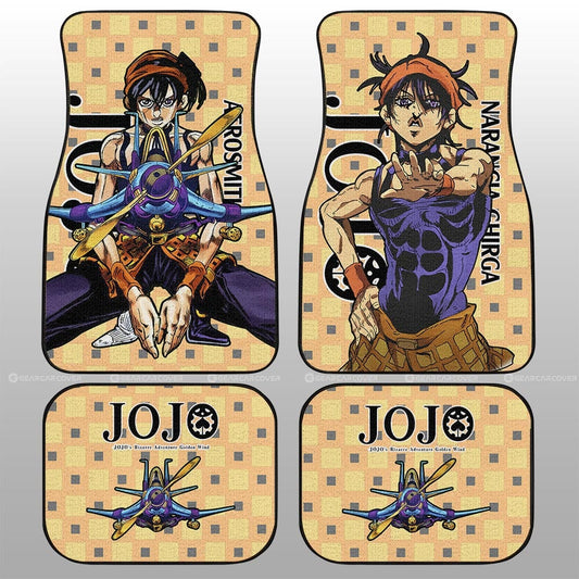 Narancia Ghirga Car Floor Mats Custom JoJo's Bizarre Adventure Anime Car Accessories - Gearcarcover - 1