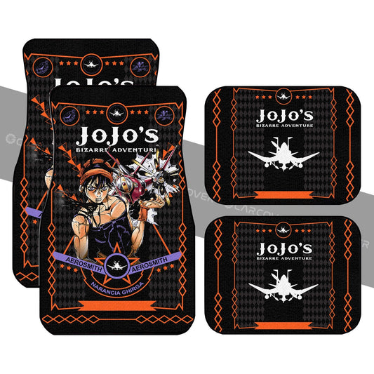 Narancia Ghirga Car Floor Mats Custom JoJo's Bizarre Anime Car Accessories - Gearcarcover - 1
