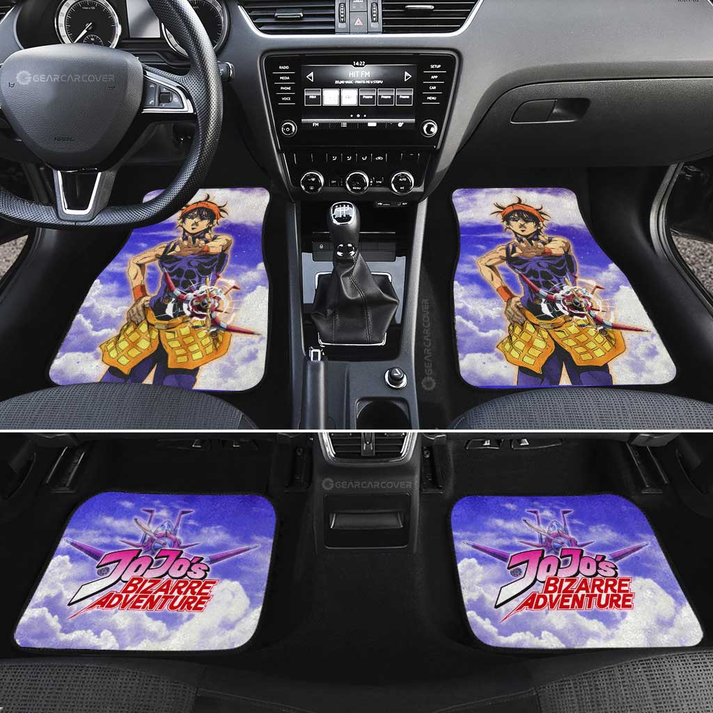 Narancia Ghirga Car Floor Mats Custom Jojo's Bizarre Adventures Anime - Gearcarcover - 2
