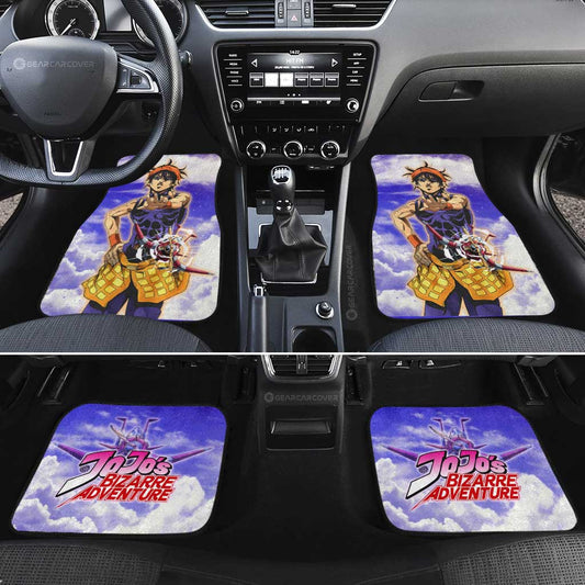 Narancia Ghirga Car Floor Mats Custom Jojo's Bizarre Adventures Anime - Gearcarcover - 2