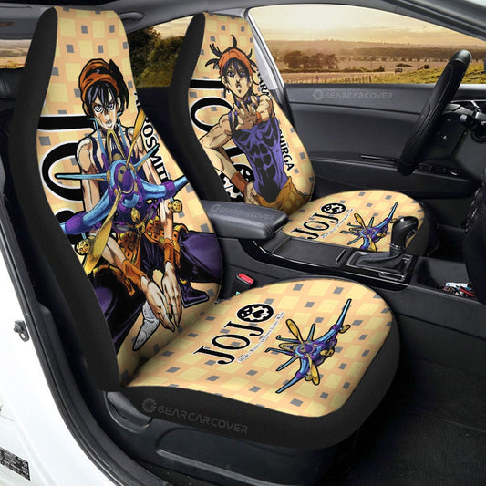 Narancia Ghirga Car Seat Covers Custom JoJo's Bizarre Adventure Anime Car Accessories - Gearcarcover - 1