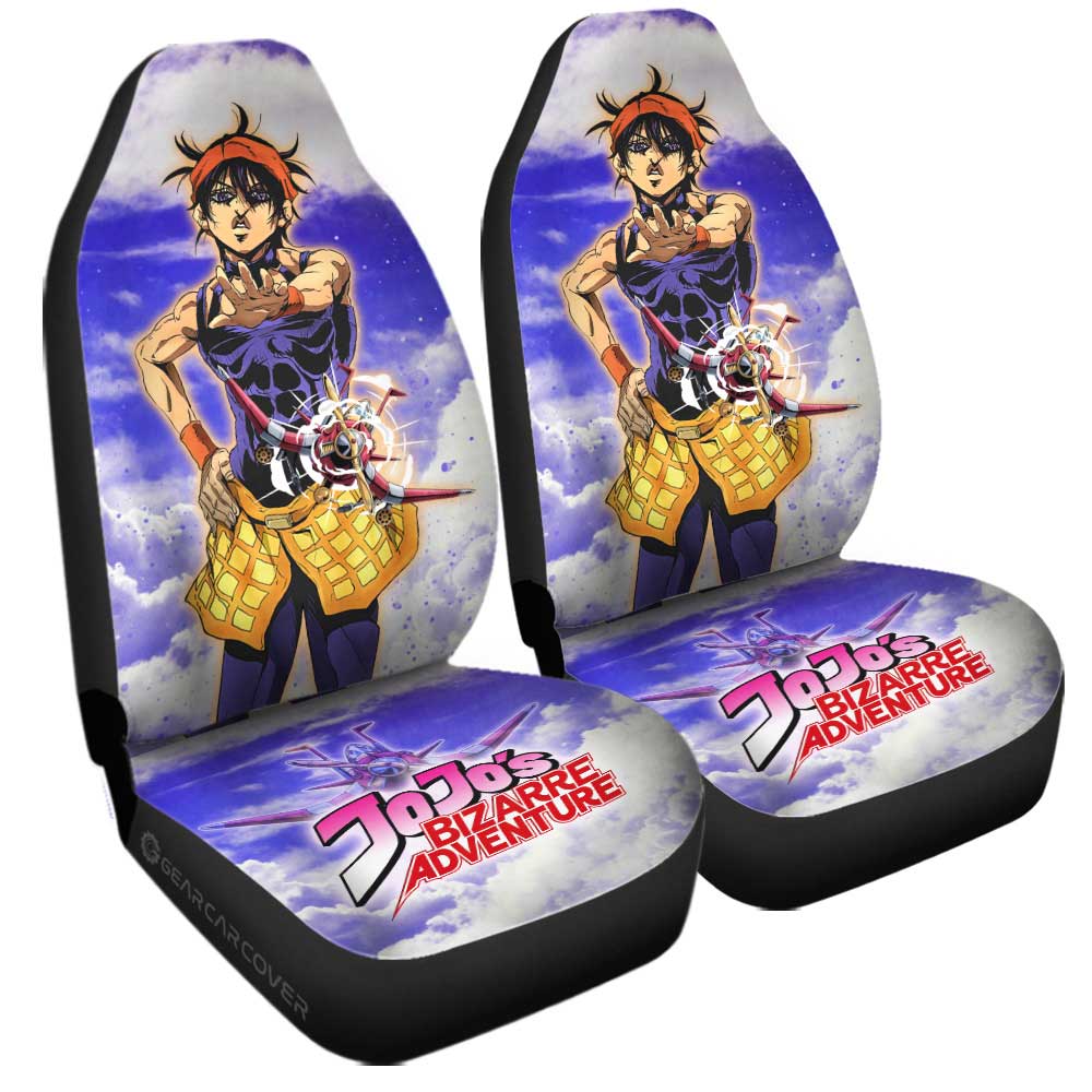 Narancia Ghirga Car Seat Covers Custom Jojo's Bizarre Adventures Anime - Gearcarcover - 3