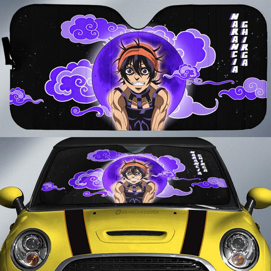 Narancia Ghirga Car Sunshade Custom JoJo's Bizarre Adventure Anime - Gearcarcover - 1