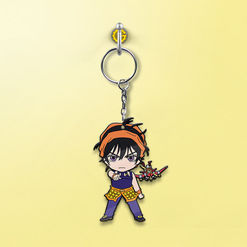 Narancia Ghirga Keychain Custom JoJo's Bizarre Adventure Anime Car Accessories - Gearcarcover - 2