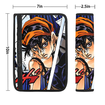 Narancia Ghirga Seat Belt Covers Custom JoJo's Bizarre Adventure Anime Car Accessories - Gearcarcover - 1