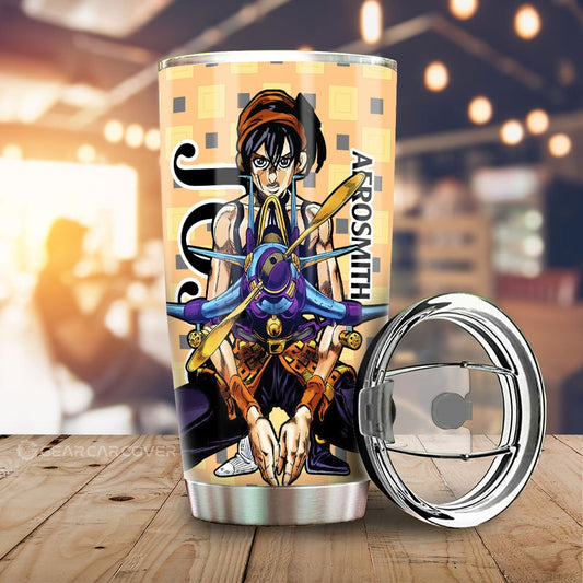 Narancia Ghirga Tumbler Cup Custom JoJo's Bizarre Adventure Anime Car Accessories - Gearcarcover - 2