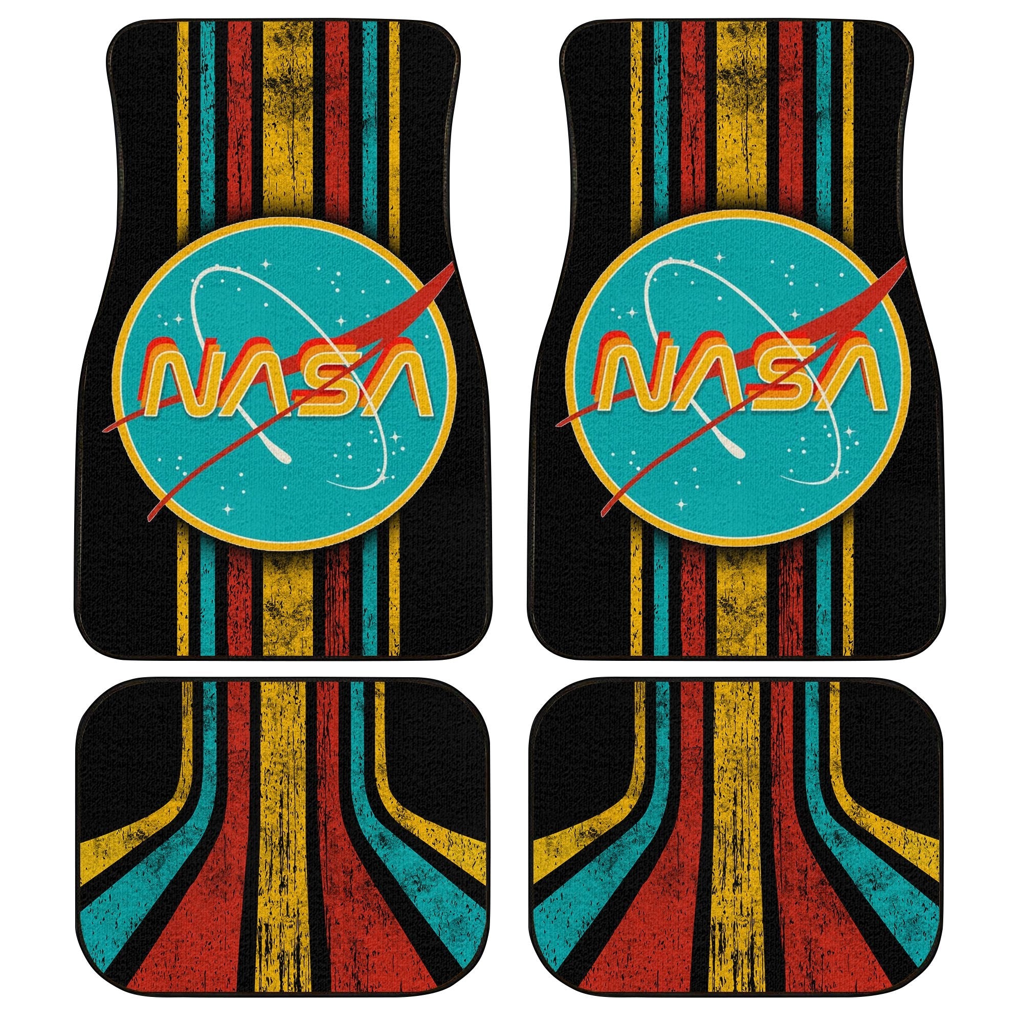 Nasa Car Floor Mats Custom Vintage Car Accessories - Gearcarcover - 1