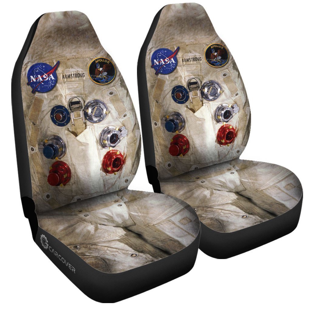 Nasa Car Seat Covers Custom Astronaut Spacesuit Car Interior Accessories - Gearcarcover - 4