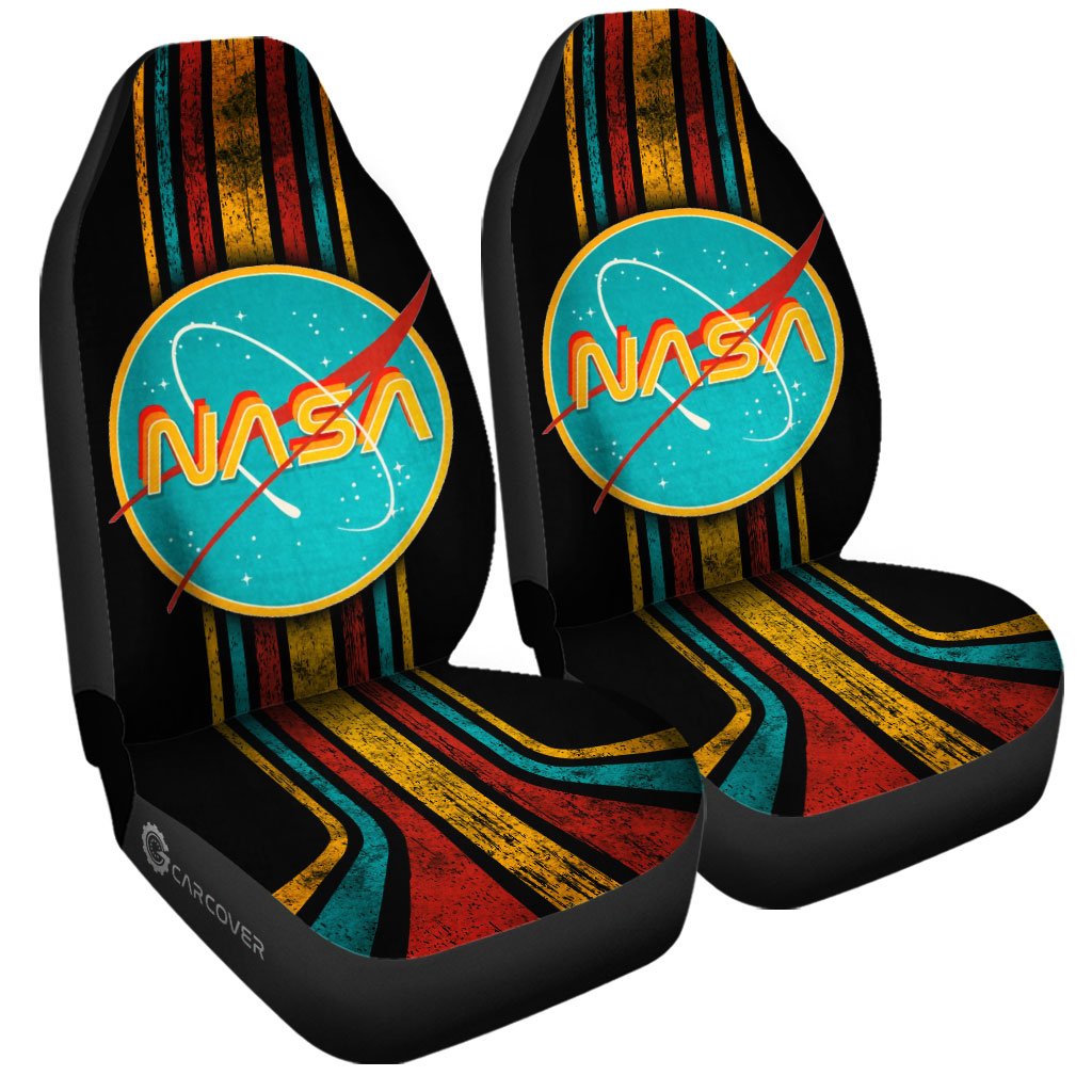 Nasa Car Seat Covers Custom Vintage Car Accessories - Gearcarcover - 3