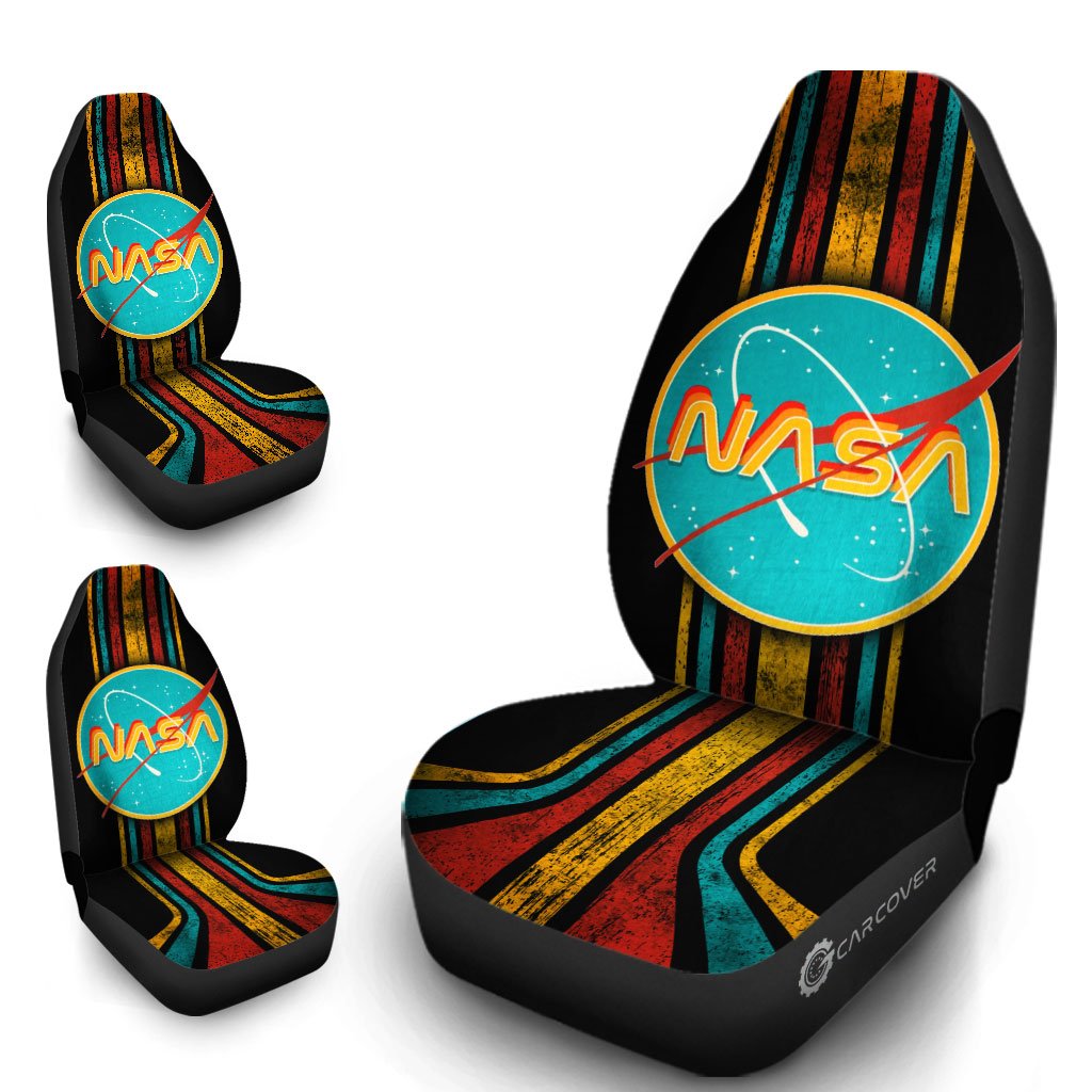Nasa Car Seat Covers Custom Vintage Car Accessories - Gearcarcover - 4