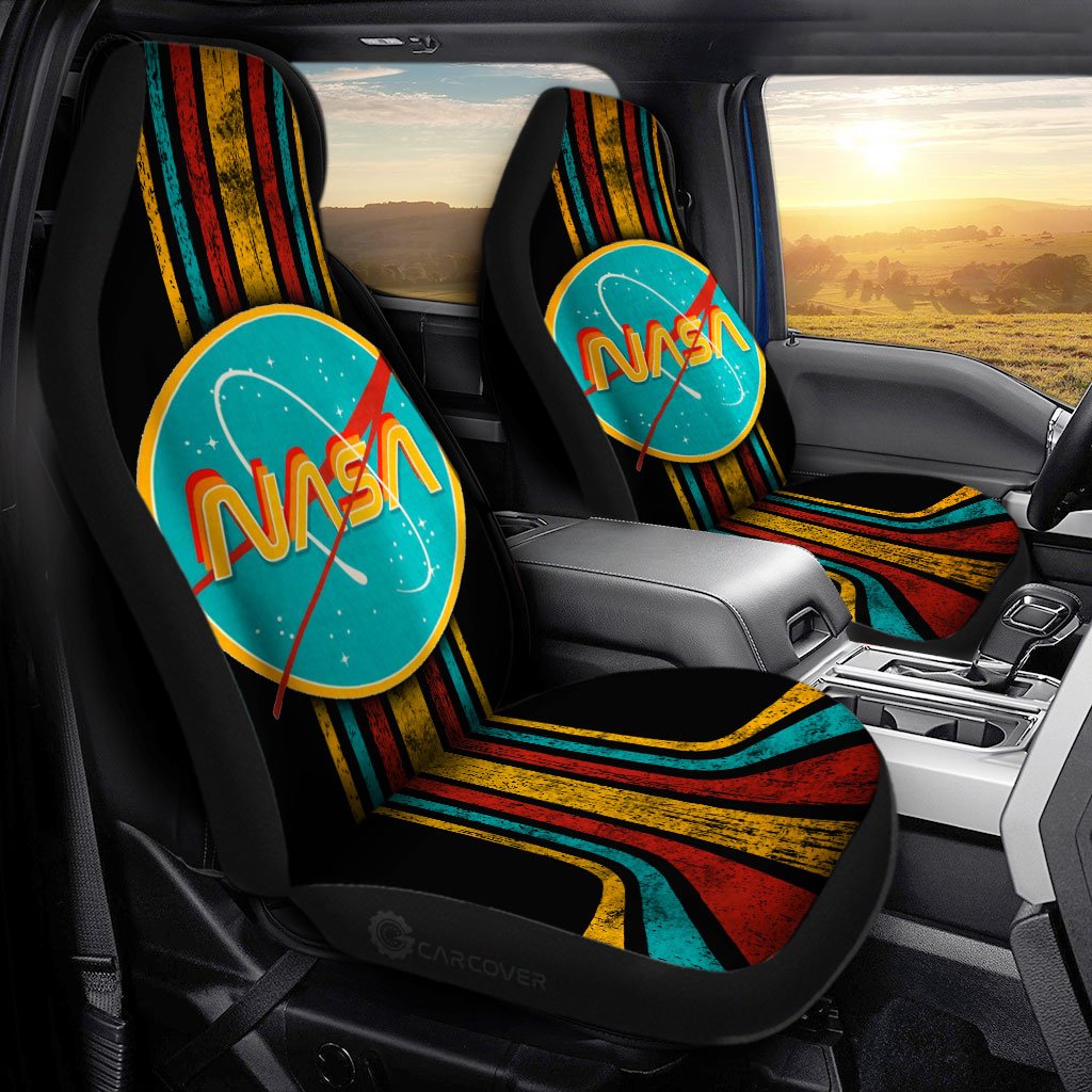 Nasa Car Seat Covers Custom Vintage Car Accessories - Gearcarcover - 1