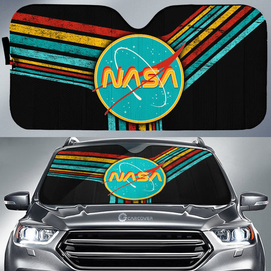 Nasa Car Sunshade Custom Vintage Car Accessories - Gearcarcover - 1