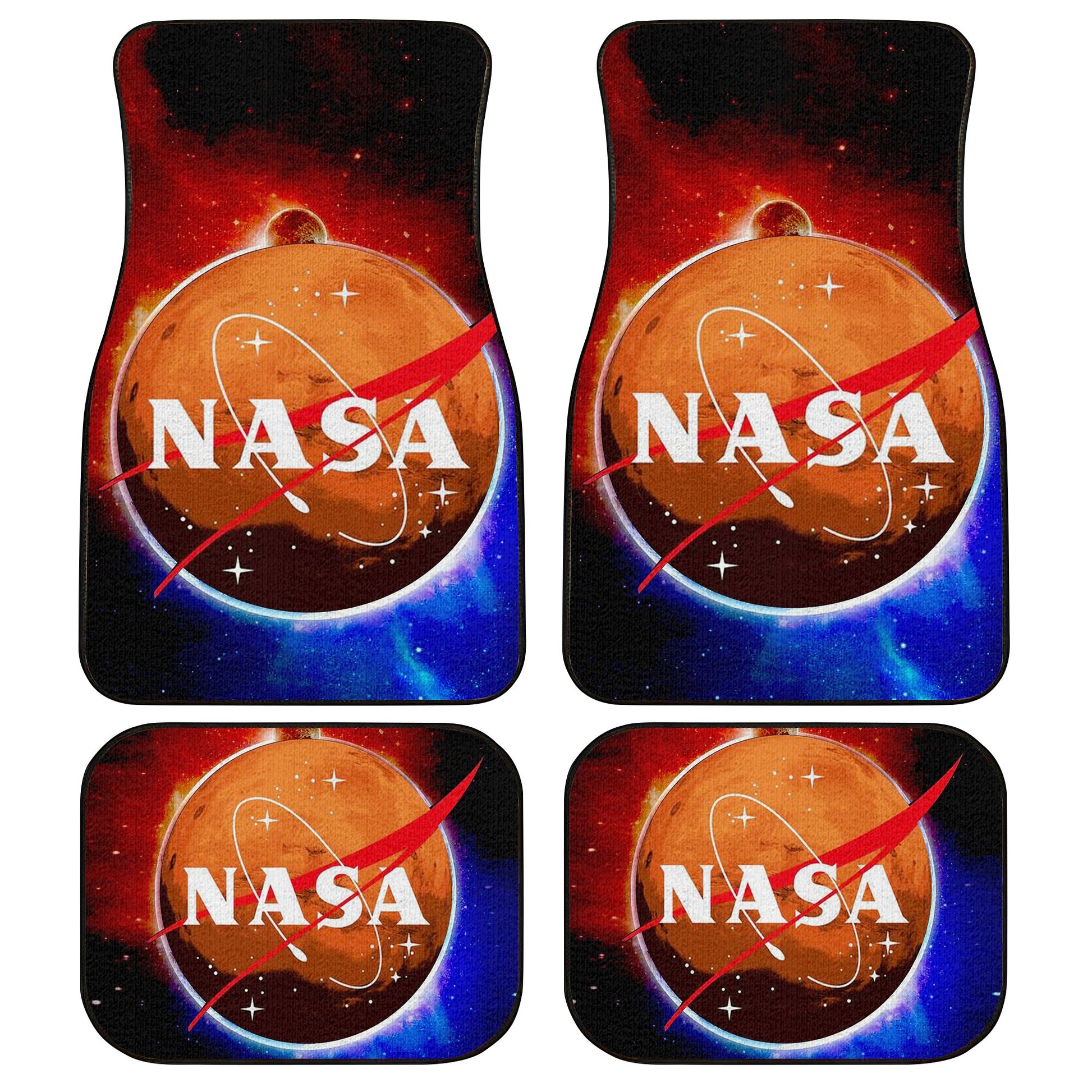 Nasa Planet Car Floor Mats Custom Car Interior Accessories - Gearcarcover - 1