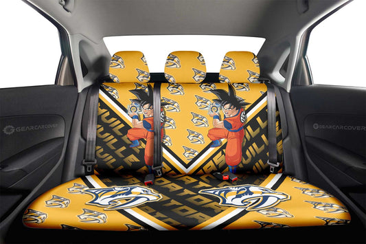 Nashville Predators Car Back Seat Cover Custom Car Decorations For Fans - Gearcarcover - 2