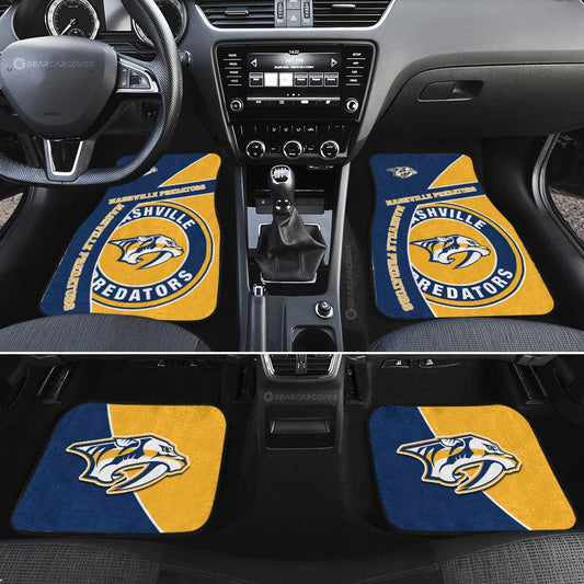 Nashville Predators Car Floor Mats Custom Car Accessories For Fans - Gearcarcover - 2