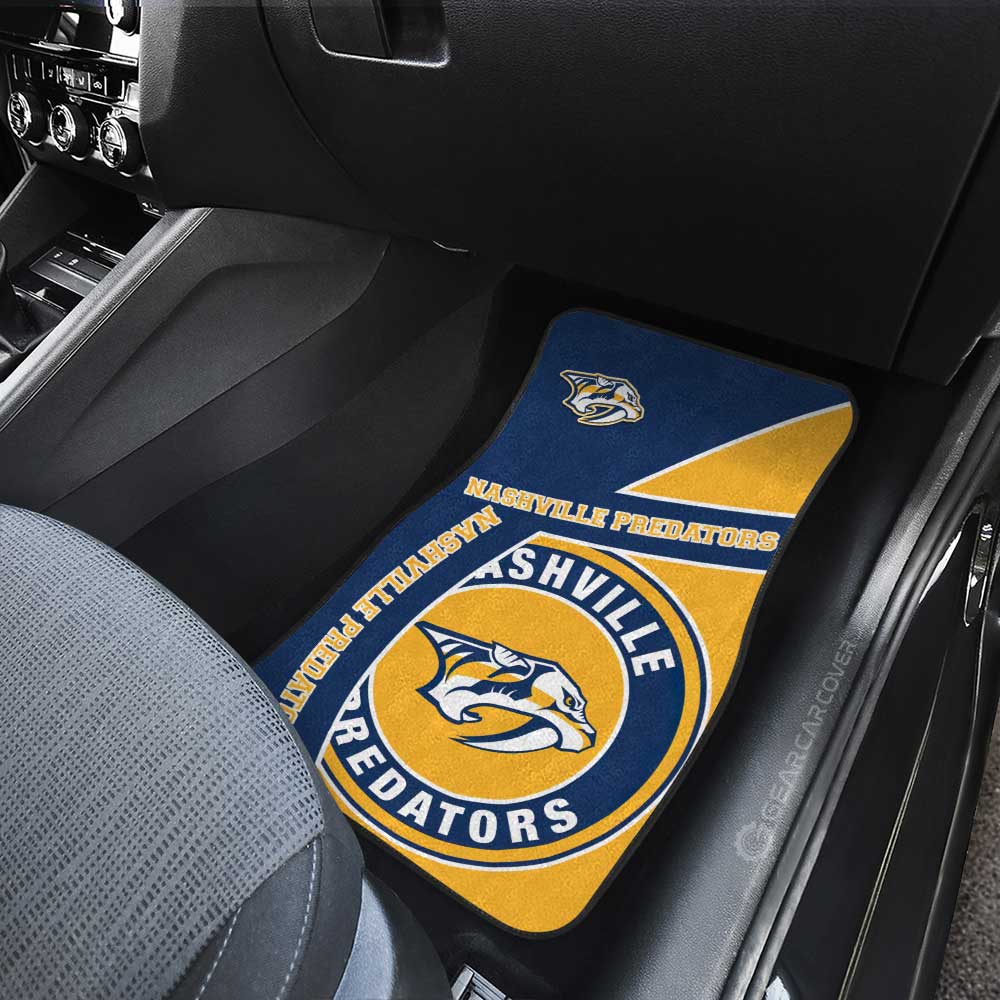 Nashville Predators Car Floor Mats Custom Car Accessories For Fans - Gearcarcover - 3