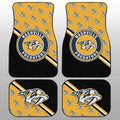 Nashville Predators Car Floor Mats Custom Car Accessories For Fans - Gearcarcover - 1
