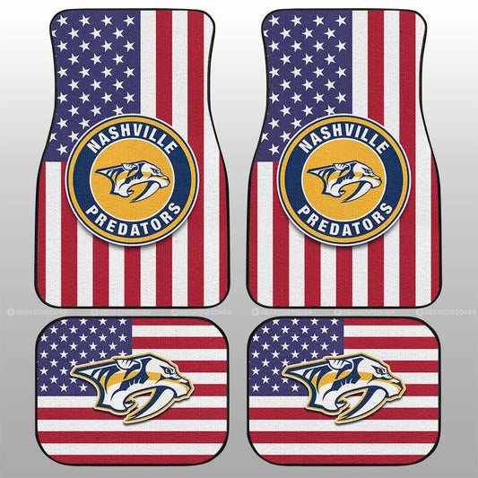 Nashville Predators Car Floor Mats Custom Car Decor Accessories - Gearcarcover - 1