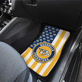 Nashville Predators Car Floor Mats Custom US Flag Style - Gearcarcover - 3