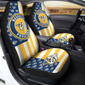 Nashville Predators Car Seat Covers Custom US Flag Style - Gearcarcover - 1