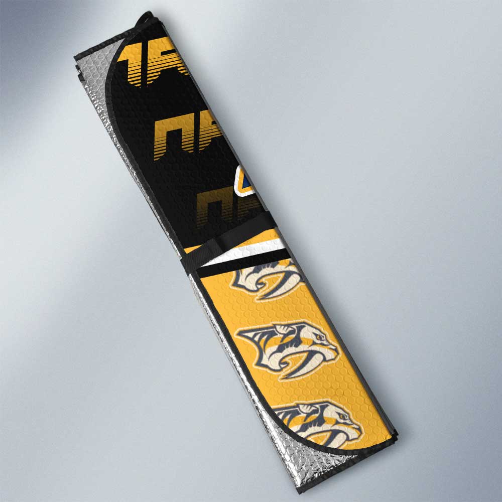 Nashville Predators Car Sunshade Custom Car Decorations For Fans - Gearcarcover - 3