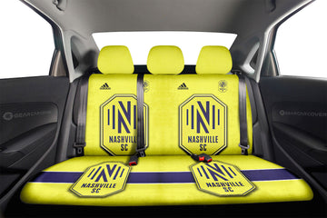 Nashville SC Car Back Seat Covers Custom Car Accessories For Fans - Gearcarcover - 1
