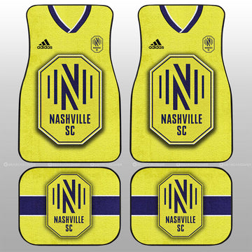 Nashville SC Car Floor Mats Custom Car Accessories For Fans - Gearcarcover - 1
