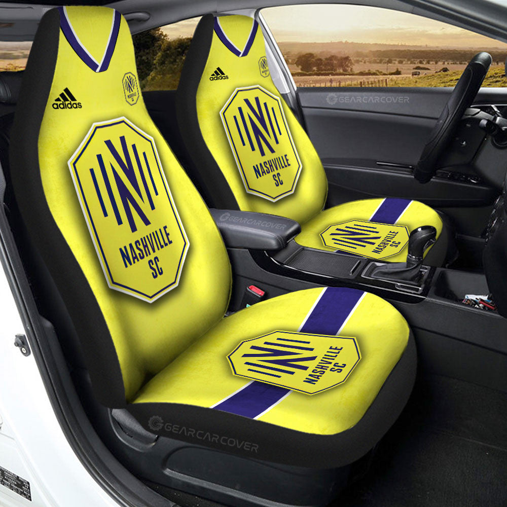 Nashville SC Car Seat Covers Custom Car Accessories For Fans - Gearcarcover - 3