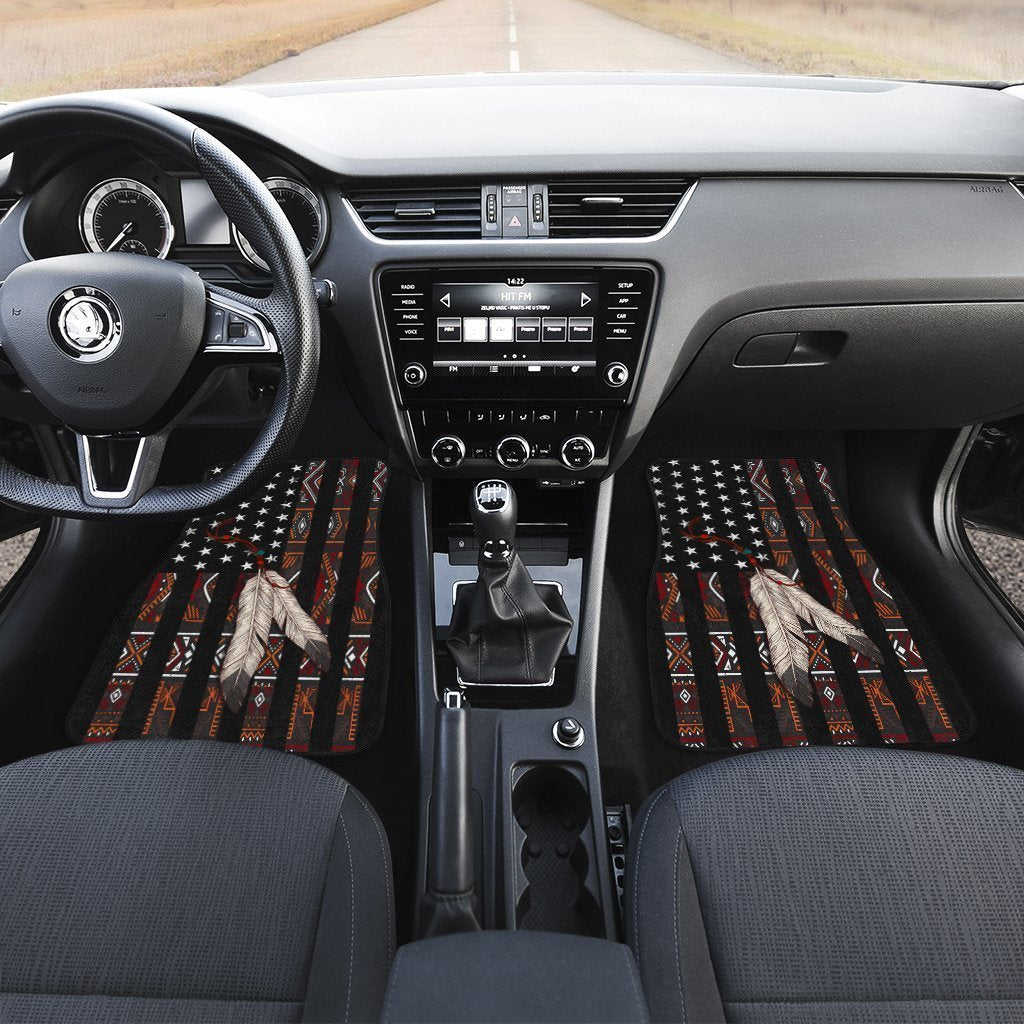 Native American Car Floor Mats Custom Car Interior Accessories - Gearcarcover - 2
