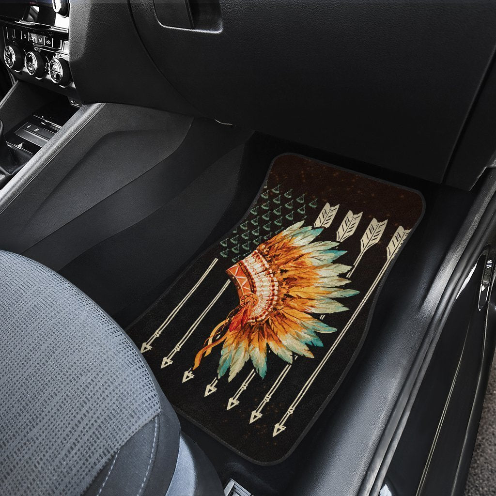 Native American Car Floor Mats Custom Dreamcatcher Car Accessories - Gearcarcover - 3
