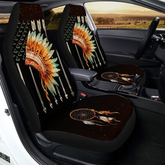 Native American Car Seat Covers Custom Dreamcatcher Car Accessories - Gearcarcover - 2