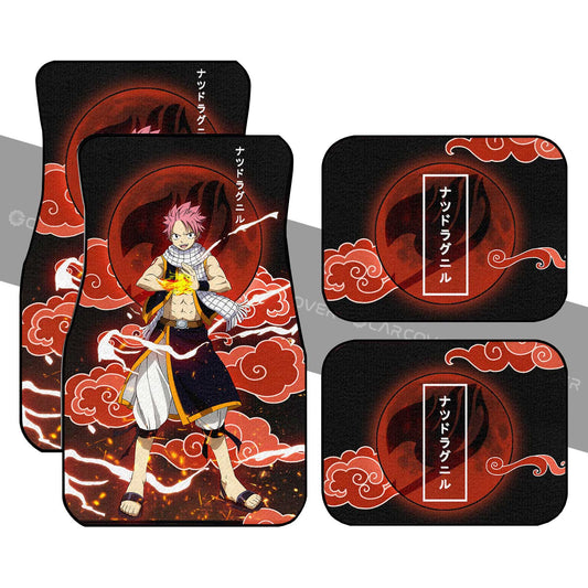 Natsu Car Floor Mats Custom Fairy Tail Anime Car Accessories - Gearcarcover - 1