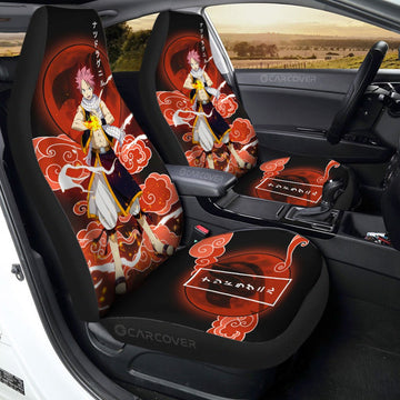 Natsu Car Seat Covers Custom Fairy Tail Anime Car Accessories - Gearcarcover - 1