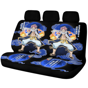 Natsu Dragneel Car Back Seat Covers Custom Fairy Tail Anime Car Accessories - Gearcarcover - 1