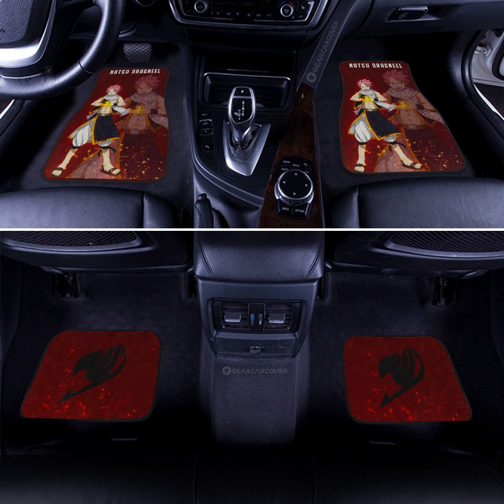 Natsu Dragneel Car Floor Mats Custom Fairy Tail Anime Car Accessories - Gearcarcover - 3