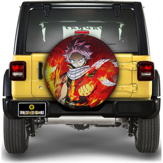 Natsu Dragneel Spare Tire Covers Custom Fairy Tail Anime Car Accessories - Gearcarcover - 1