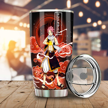 Natsu Tumbler Cup Custom Fairy Tail Anime Car Accessories - Gearcarcover - 1