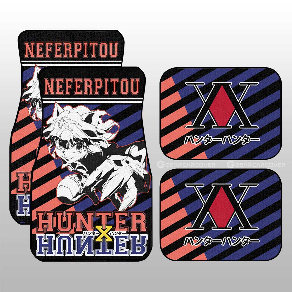 Neferpitou Car Floor Mats Custom Hunter x Hunter Anime Car Accessories - Gearcarcover - 3