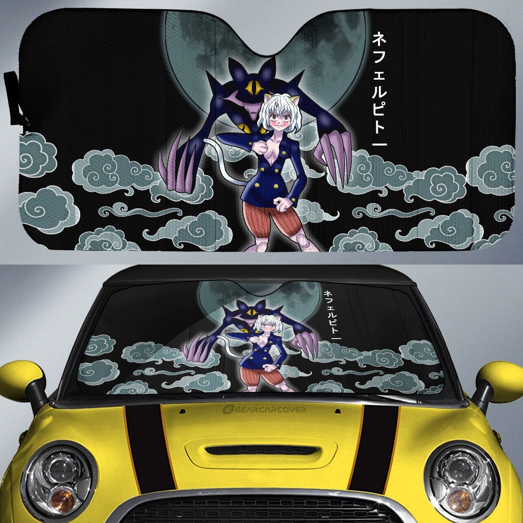 Neferpitou Car Sunshade Custom Hunter x Hunter Anime Car Accessories - Gearcarcover - 1