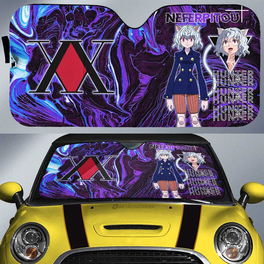 Neferpitou Car Sunshade Custom Hunter x Hunter Anime Car Accessories - Gearcarcover - 1