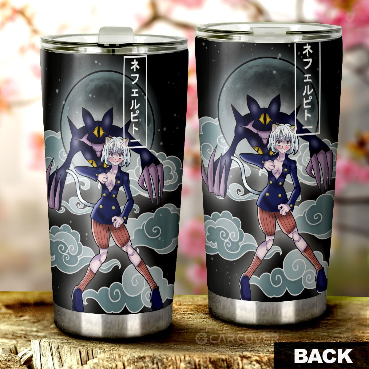 Neferpitou Tumbler Cup Custom Hunter x Hunter Anime Car Accessories - Gearcarcover - 3