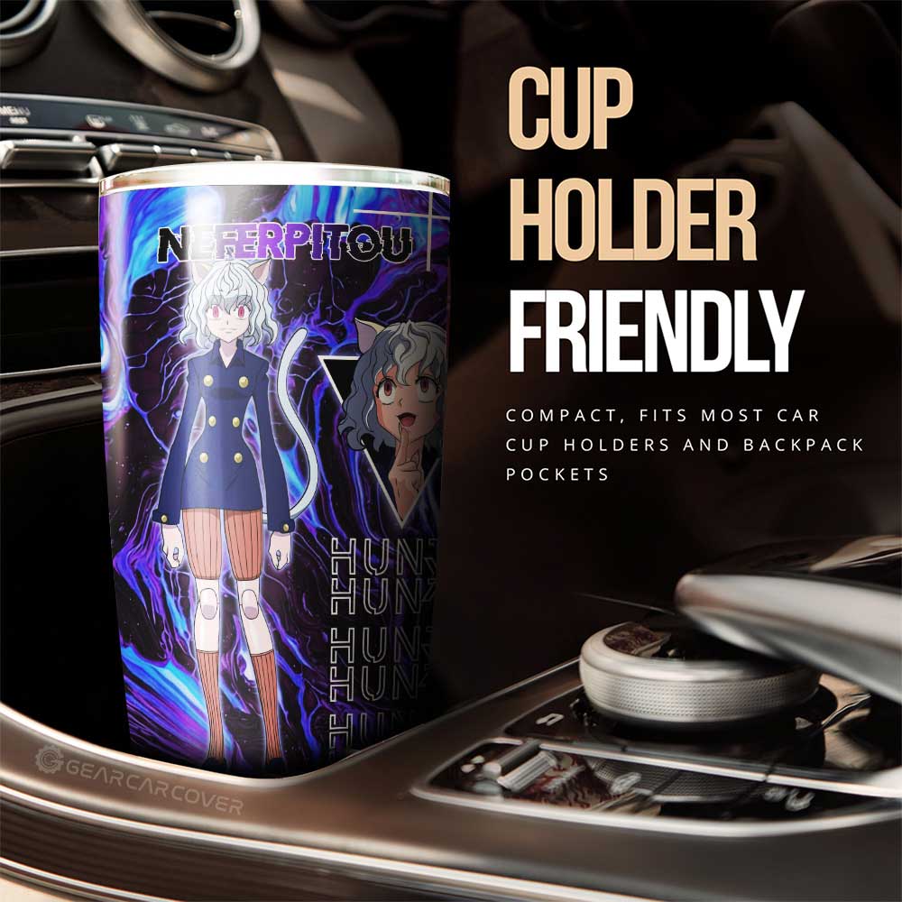 Neferpitou Tumbler Cup Custom Hunter x Hunter Car Accessories - Gearcarcover - 1