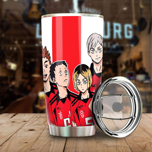 Nekoma Tumbler Cup Custom Anime Haikyuu Car Accessories - Gearcarcover - 1