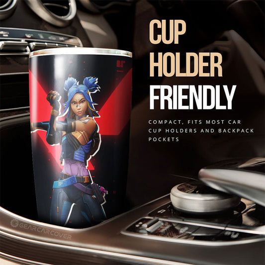 Neon Tumbler Cup Custom Valorant Agent - Gearcarcover - 2