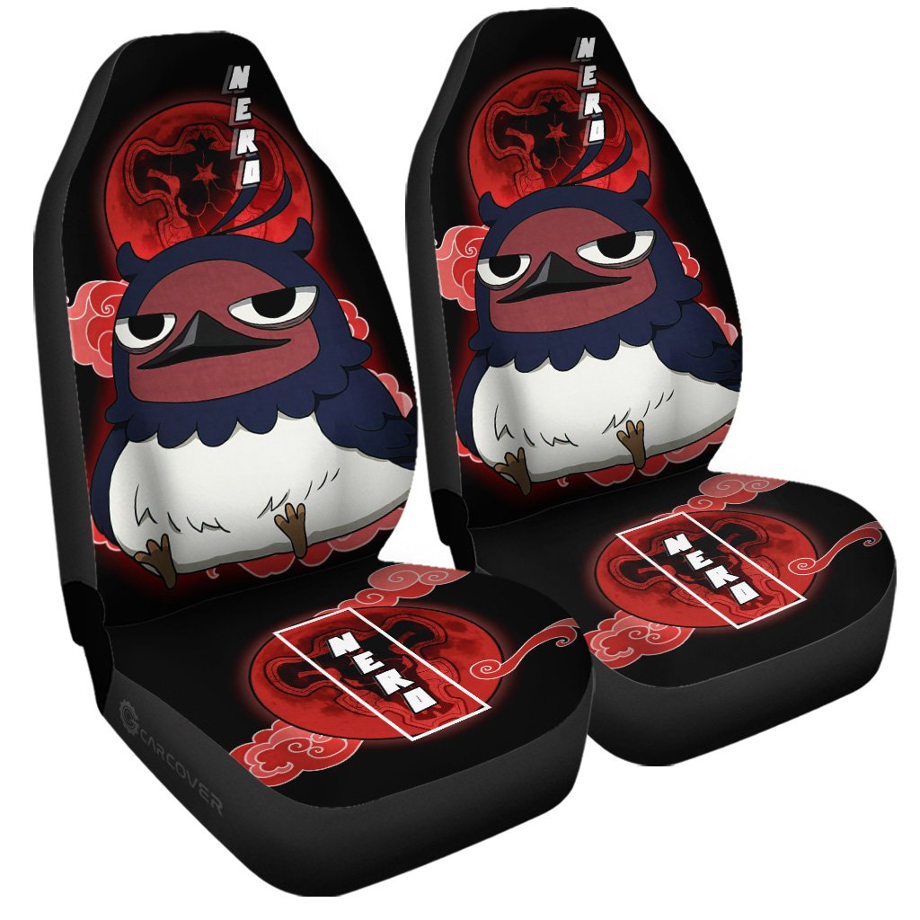 Nero Car Seat Covers Custom Anime Black Clover Car Accessories - Gearcarcover - 3