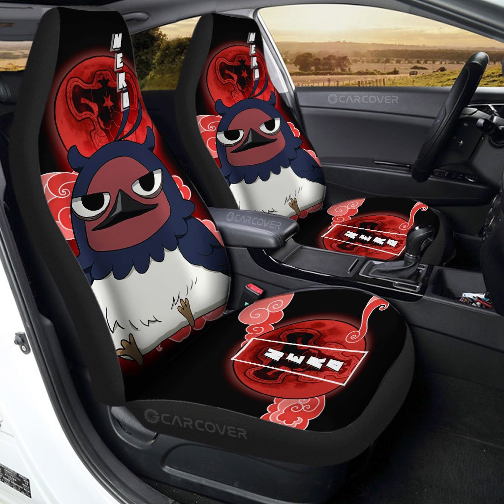 Nero Car Seat Covers Custom Anime Black Clover Car Accessories - Gearcarcover - 1