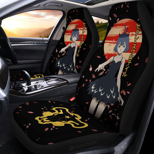 Nero Car Seat Covers Custom Black Clover Anime Car Interior Accessories - Gearcarcover - 2