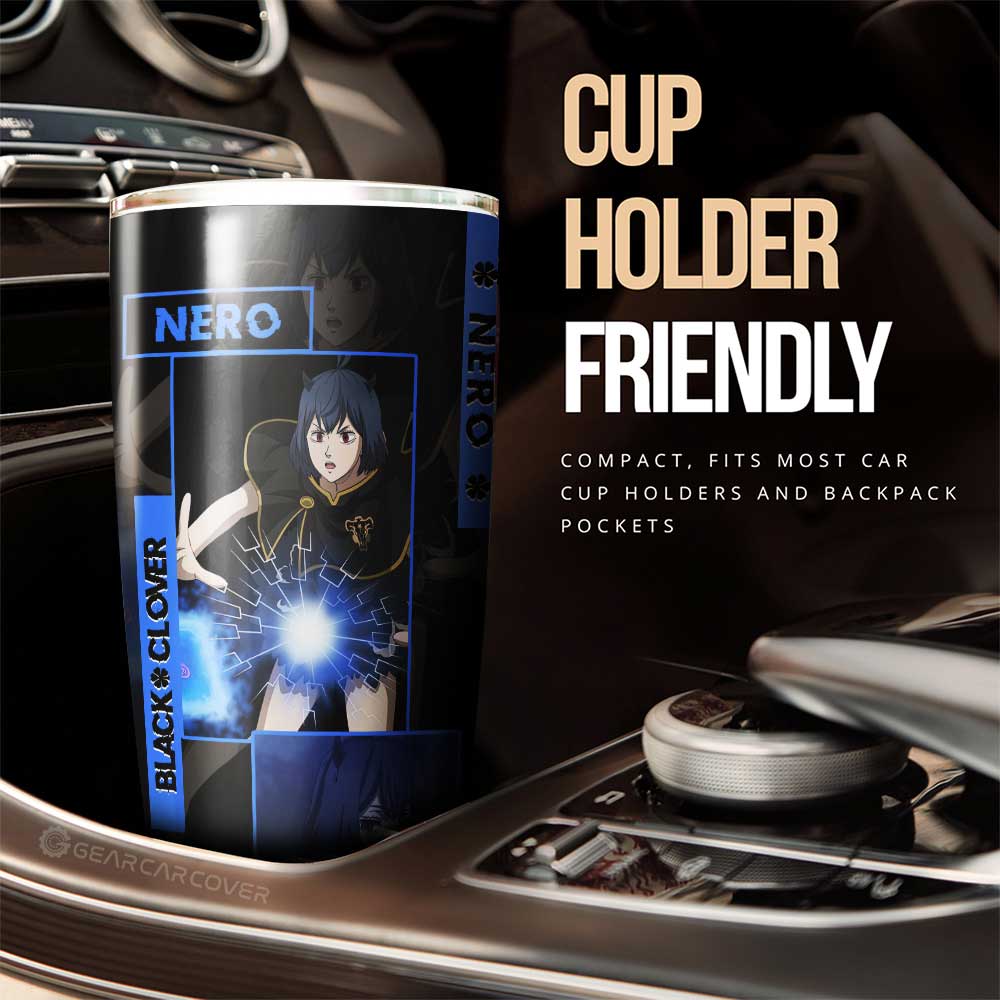 Nero Tumbler Cup Custom Black Clover Anime - Gearcarcover - 2